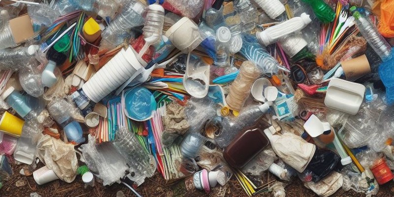 Single-use plastic waste