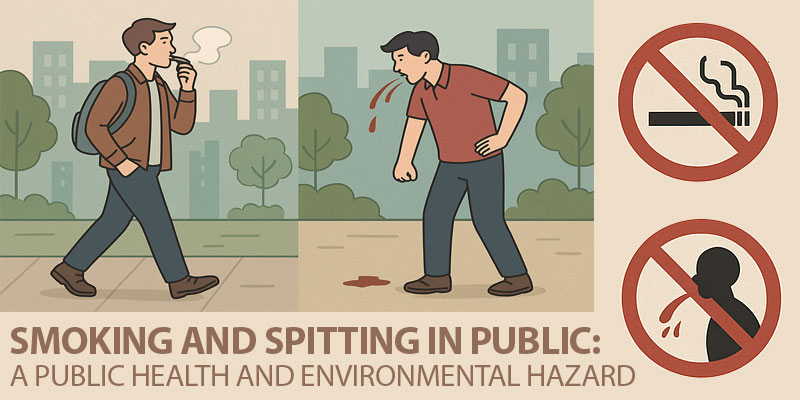 The Hidden Dangers of Public Smoking and Spitting: A Call for Cleaner, Healthier Streets